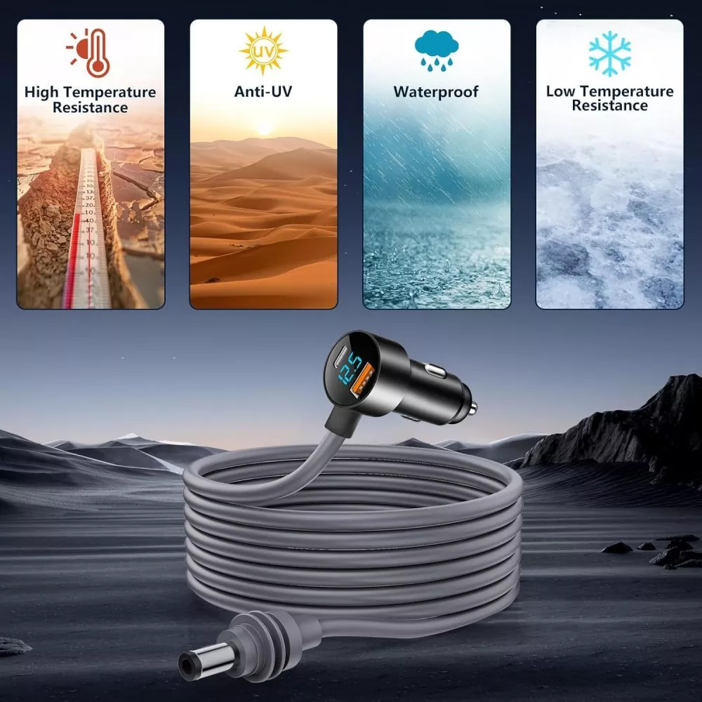 Starlink DC to Digital Display Car Charger Cable